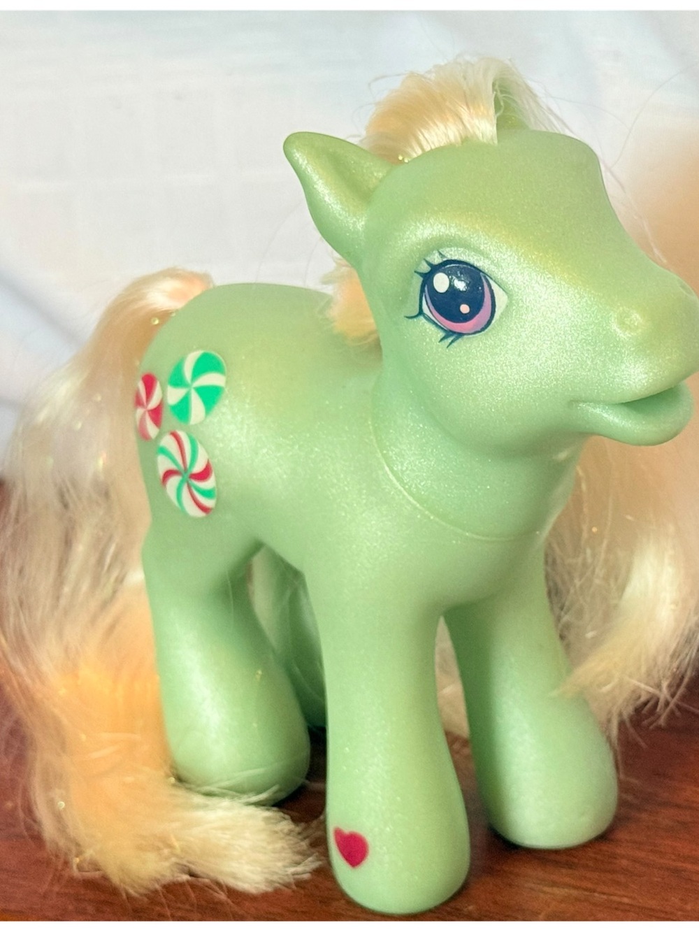 Vintage 2003 My Little Pony G3 Minty from Hasbro’s Glitter Pony